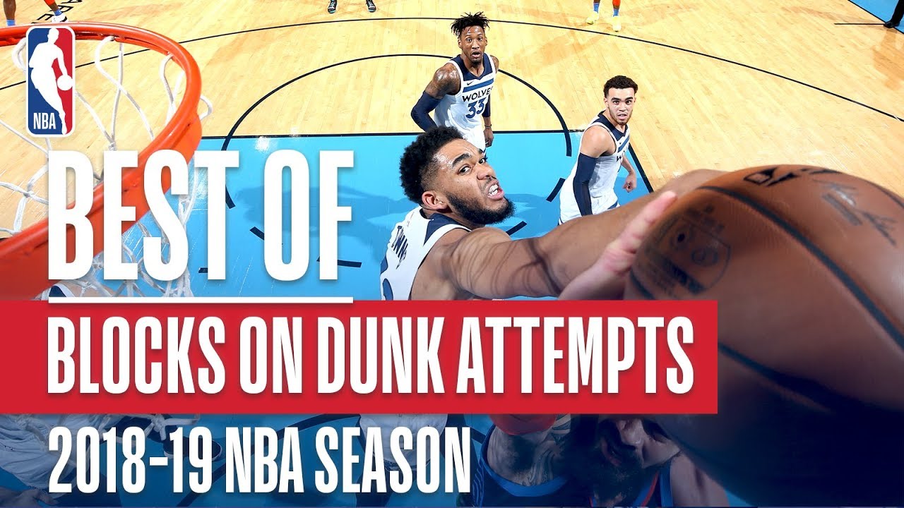 NBA's Best Blocks On Dunk Attempts | 2018-19 NBA Season | 