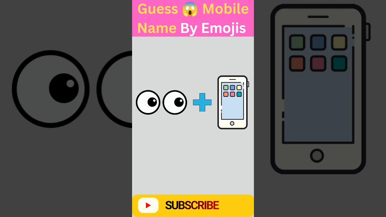 Можете ли вы угадать мобильный телефон по эмодзи? #emojyfind #emojis #emojichallenge #guesstheemoji