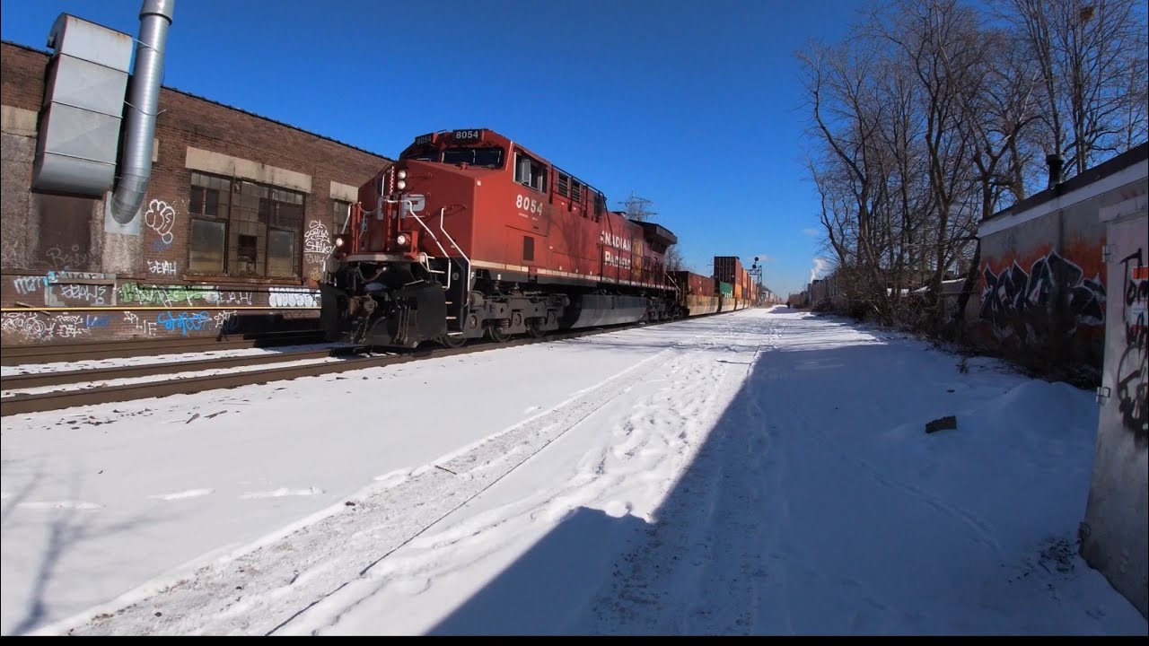 BNSF! CP 113 West at Bartlett Ave. 19/2/2021