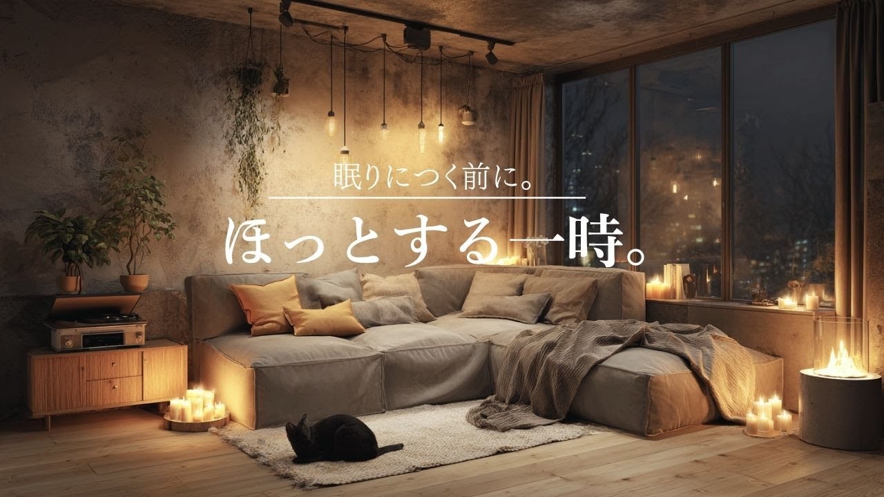 【夜の癒しBGM】眠りにつく前に。ほっとする一時。｜A Moment to Unwind &ndash; Guitar Lo-Fi 🌙