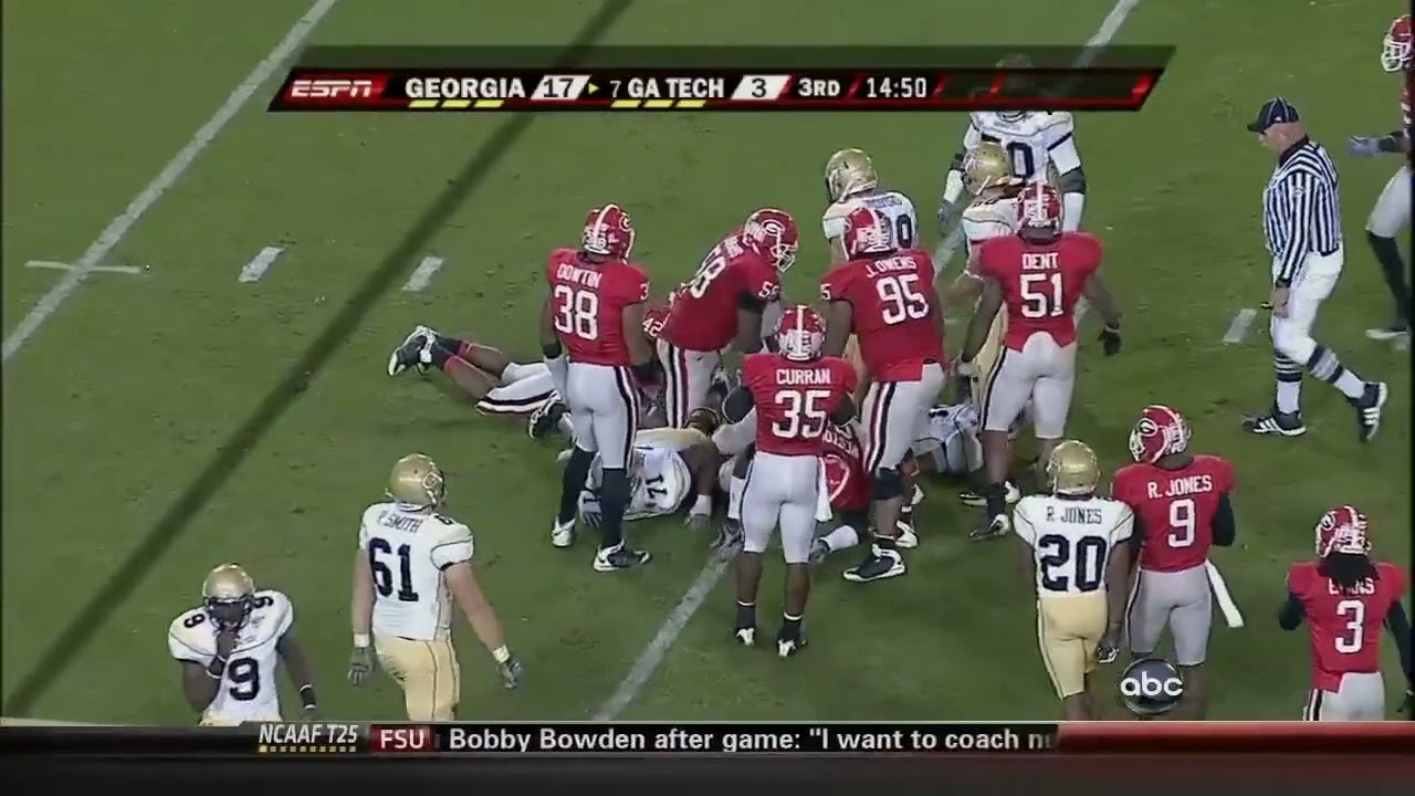 Georgia Tech Offense vs UGA 2009