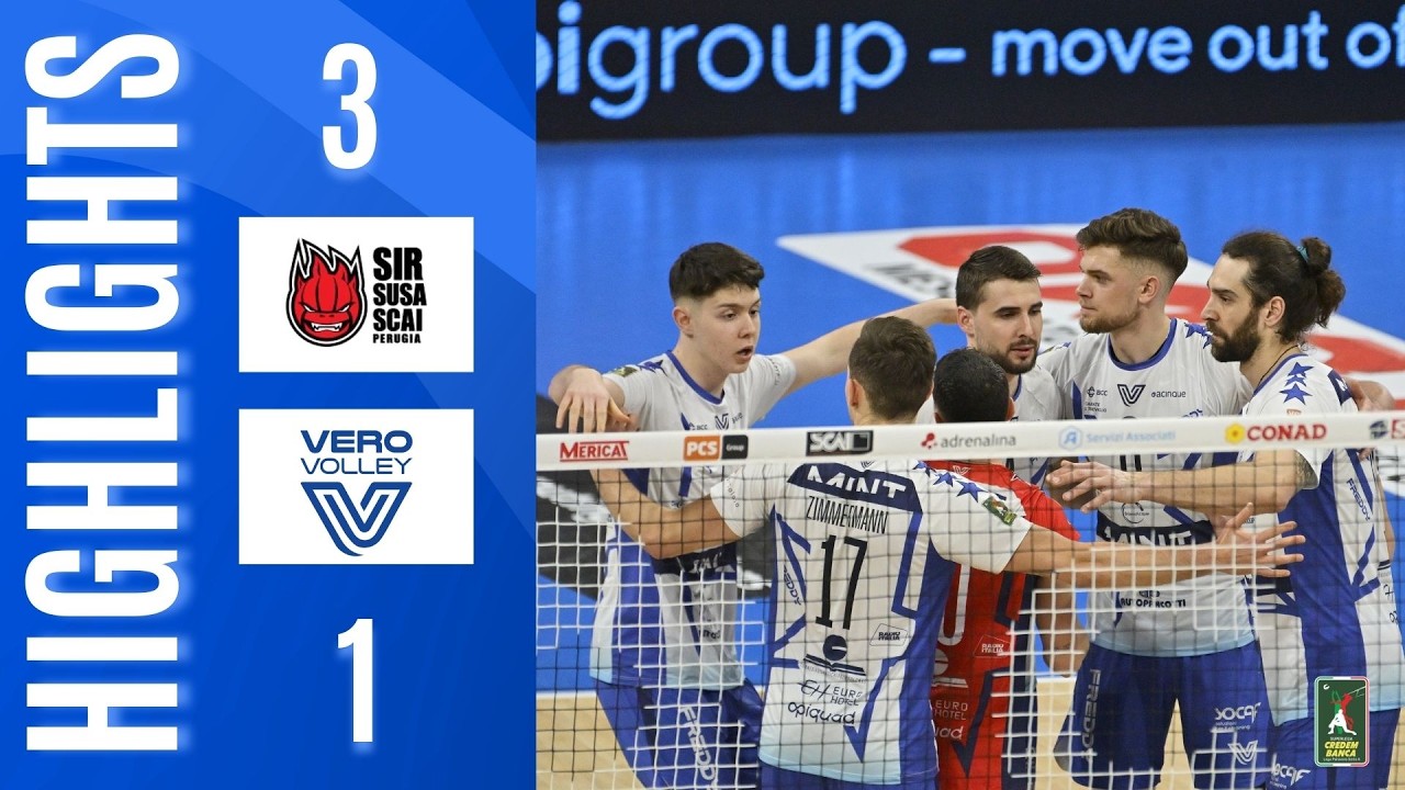 HIGHLIGHTS | Sir Susa Scai Perugia vs Vero Volley Monza