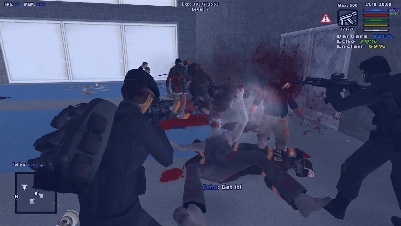 Zombie Andreas Survival Mode - Hardcore+ (Sniper) Part 2