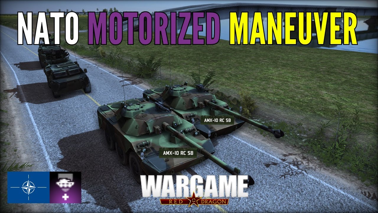 NATO MOTORIZED MANEUVER - 1vs1 Ranked - Wargame Red Dragon