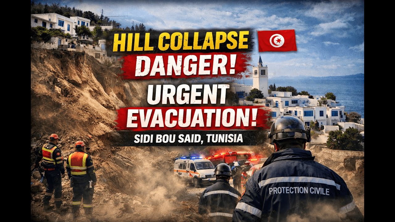 Urgent Evacuation Orders Issued in Sidi Bou Said - خطر في سيدي بو سعيد