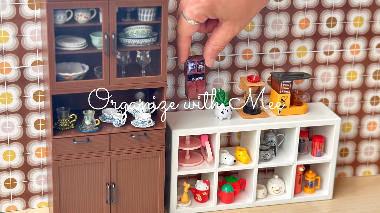 Relaxing Miniature Home Café | Re-ment ASMR Organizing