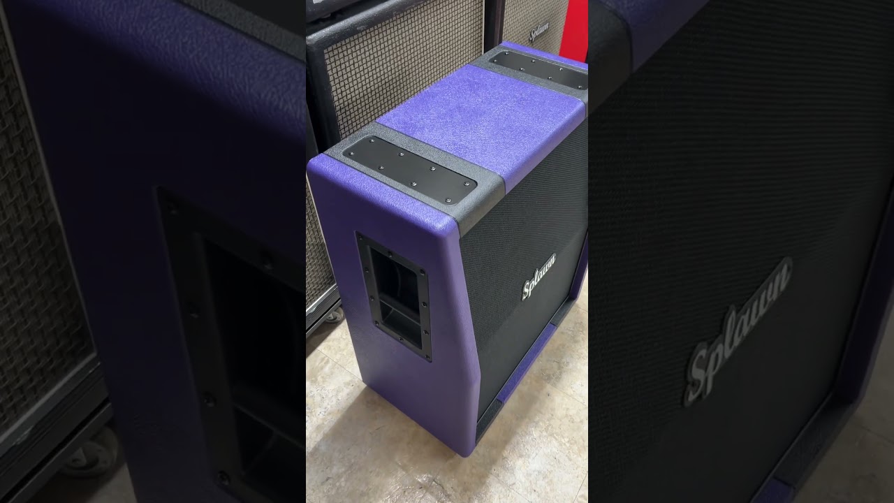 Splawn 2X12 purple with black stripes. 