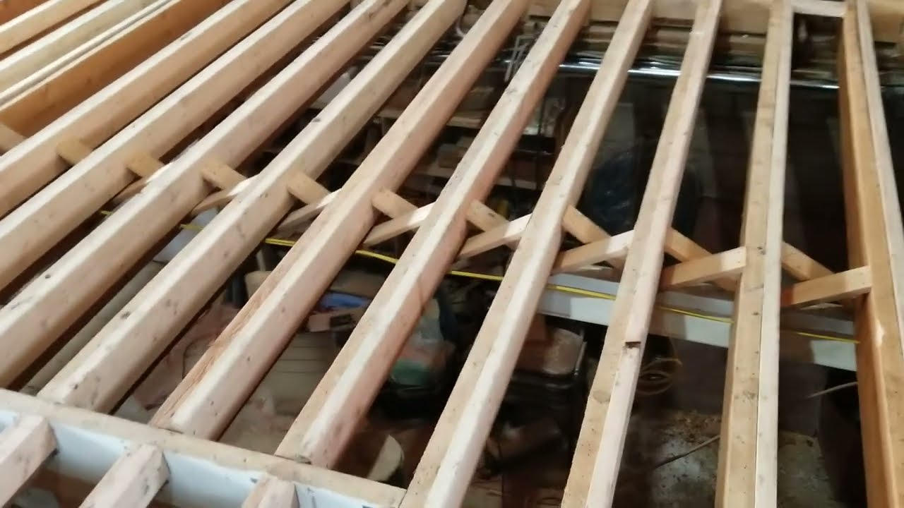 reframe sagging floor part 2