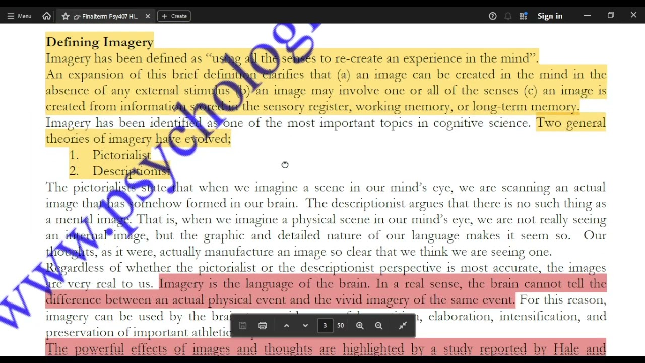PSY407 Sport Psychology Short Lesson 25