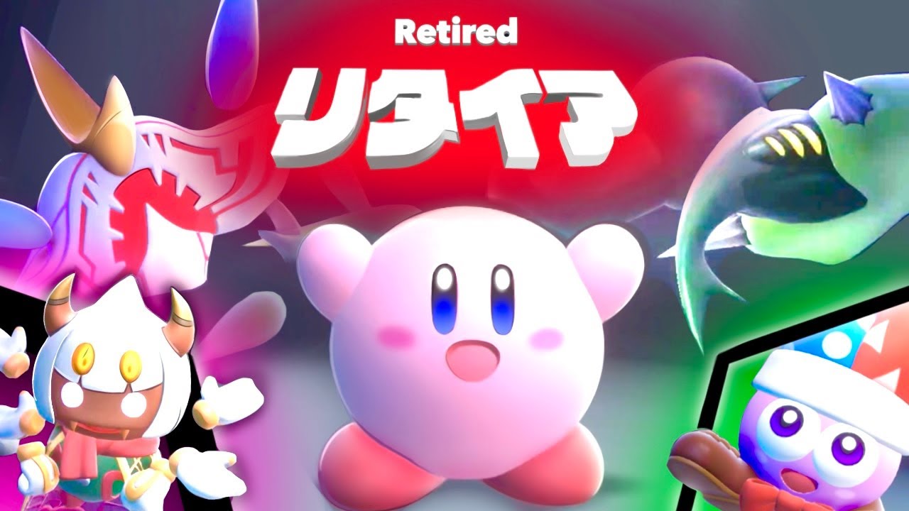 全リタイア集（21キャラ ＆ 27マシン）　【カービィのエアライダー】