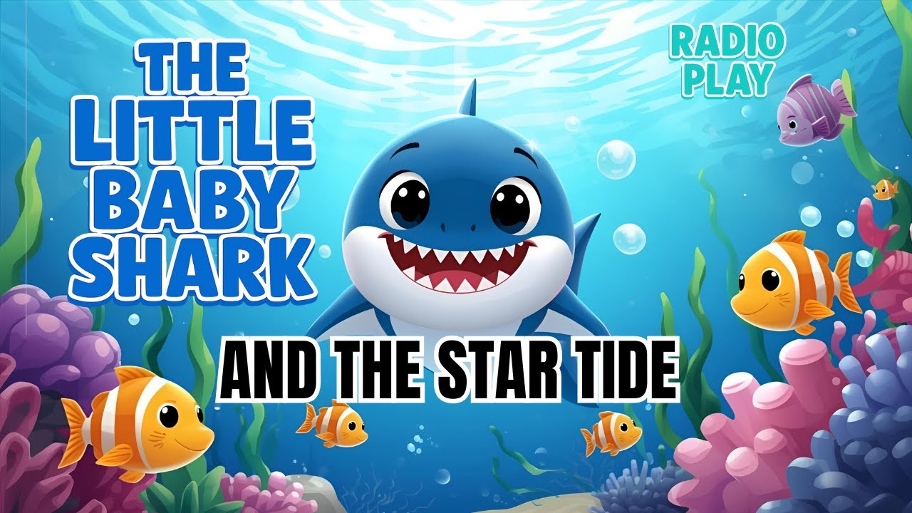 The Little Baby Shark and the Star Tide | A Magical Bedtime Story for Kids | Calm Underwater Tale