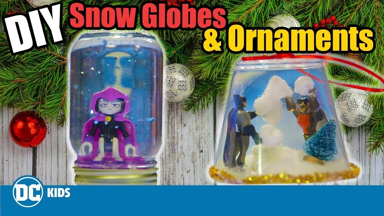 DIY Super Hero Snow Globes and Ornaments! | DC Kids Show