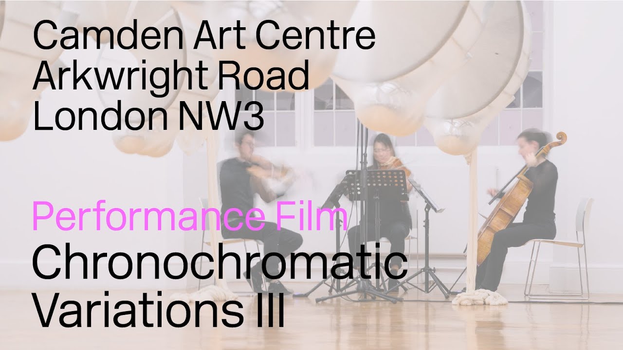 Laure M.Hiendl on their composition Chronochromatic Variations III at Camden Art Centre 2024