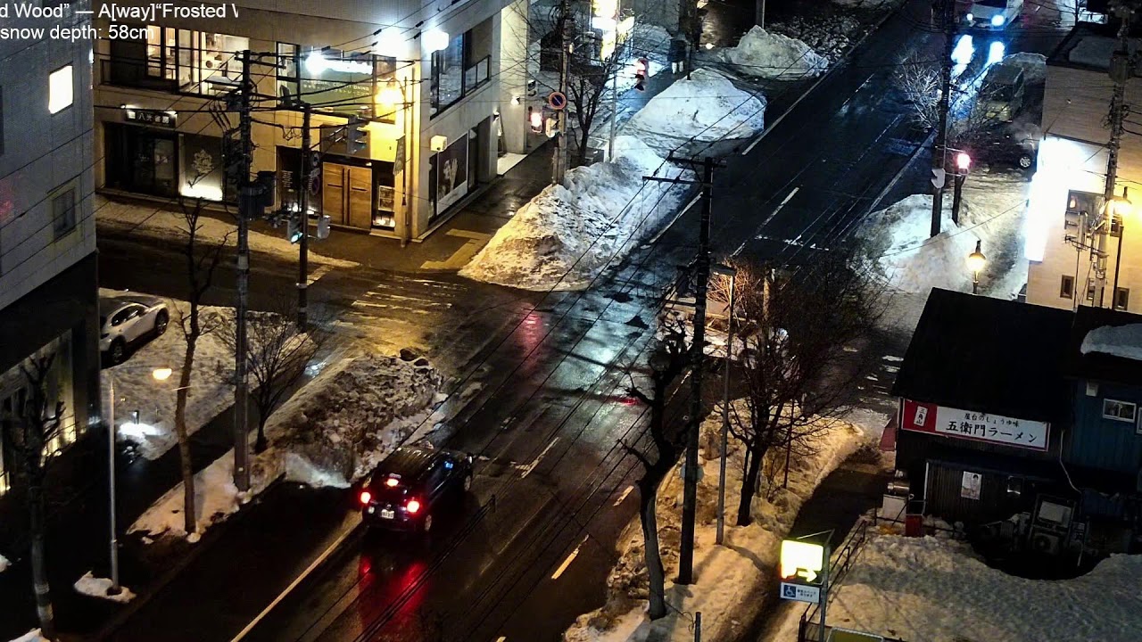 Sapporo in Winter, lofi radio 24 hours | March 3, 2026 | 札幌市中央区交差点の積雪ライブカメラ