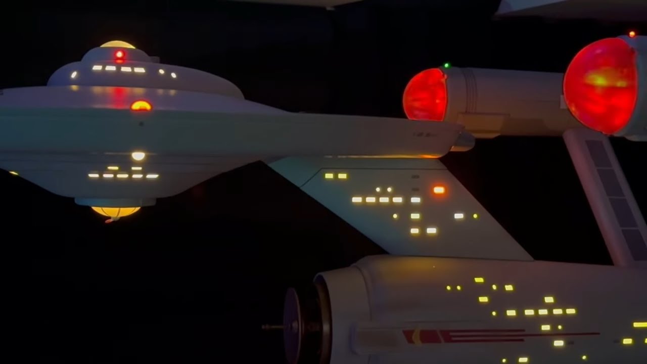 Tomy Diecast USS Enterprise 1:350 scale- I Wanna Be On Star Trek Song