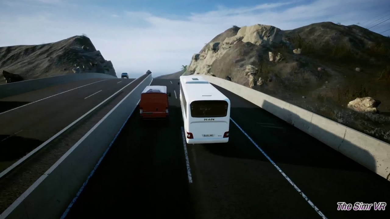 Tourist Bus Simulator - V.R  | Floating people | Express | MAN Lion's Intercity | BB40 | City ↔ Port