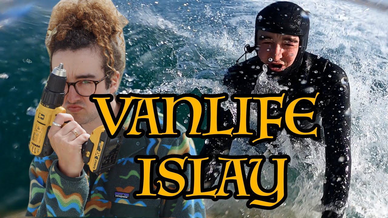 VANLIFE on Islay- Surfing ALONE in the Hebrides + PERFECT BEACH PARKUP
