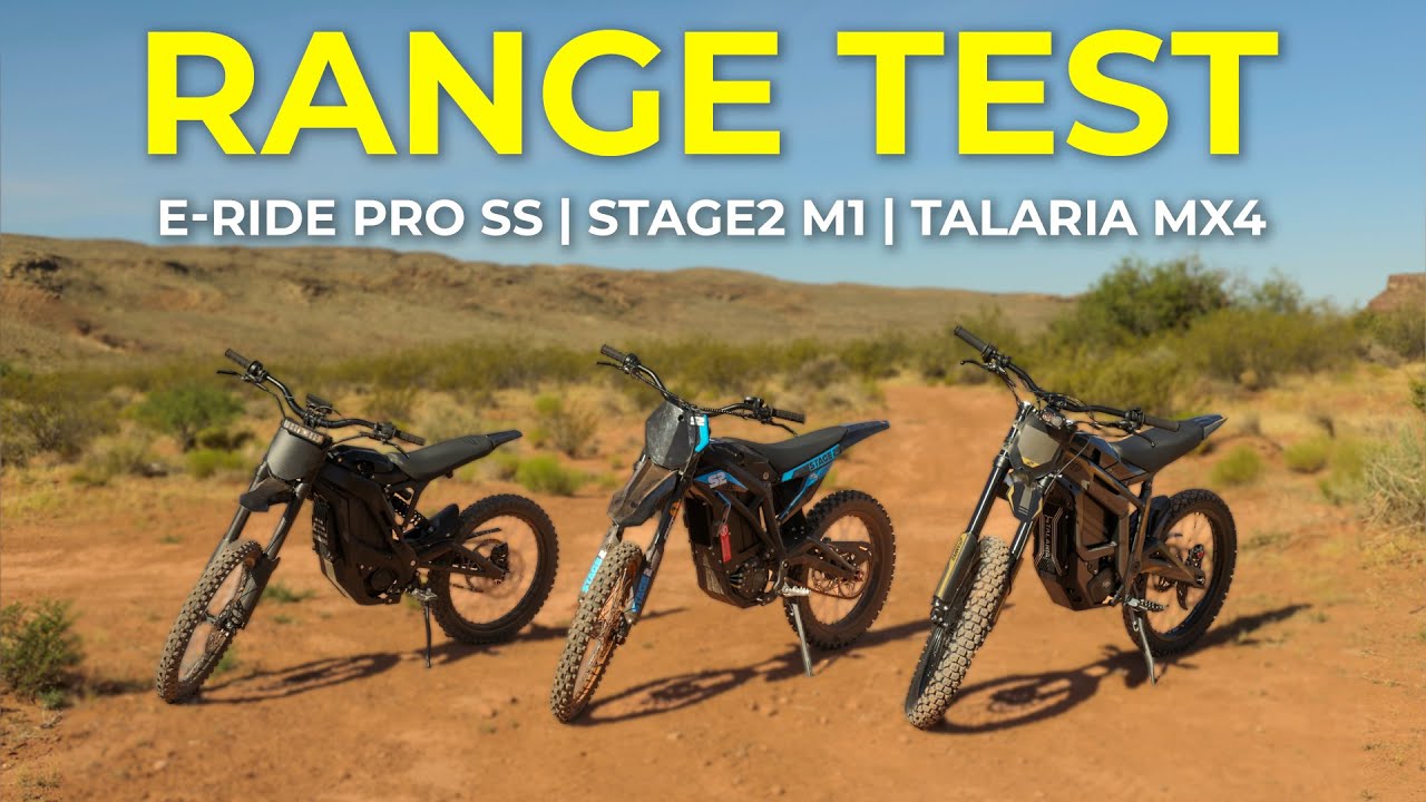 Ebike Range Test // E-Ride Pro SS vs Stage2 vs Talaria