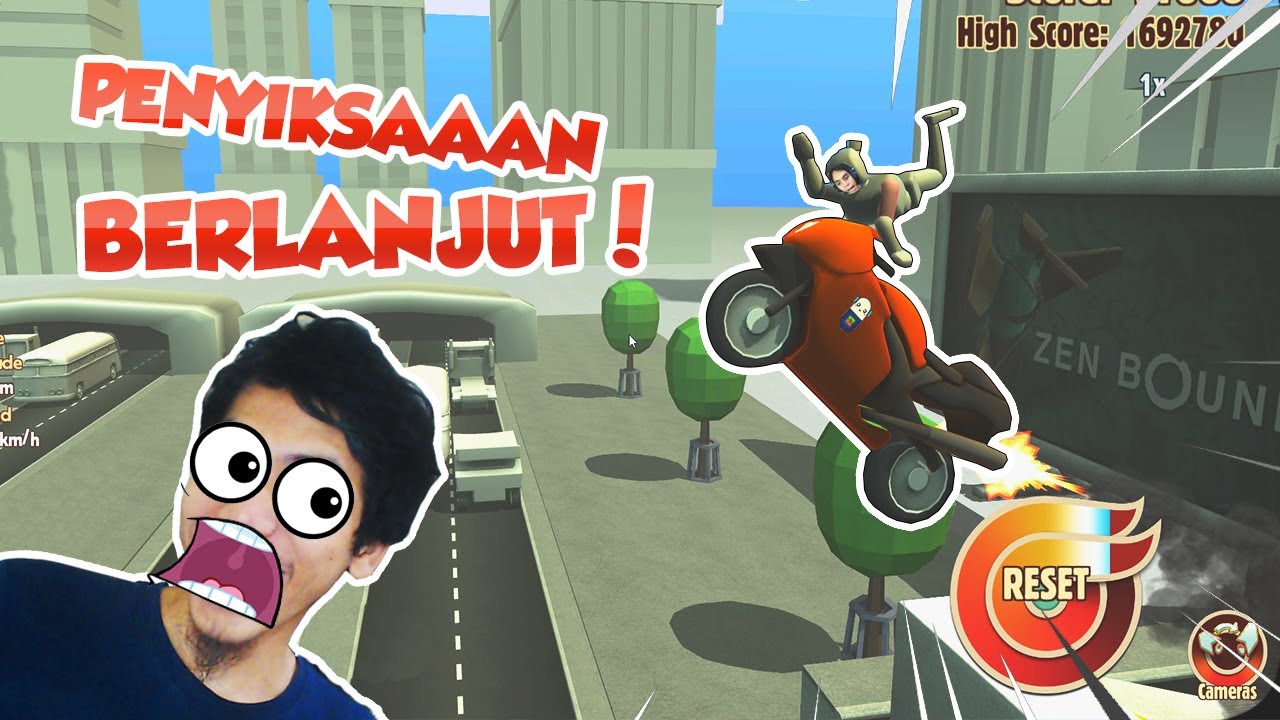 JANGAN PERNAH COBA COBA NAEK MOTOR KAYA GINI!!! - Turbo Dismount #2