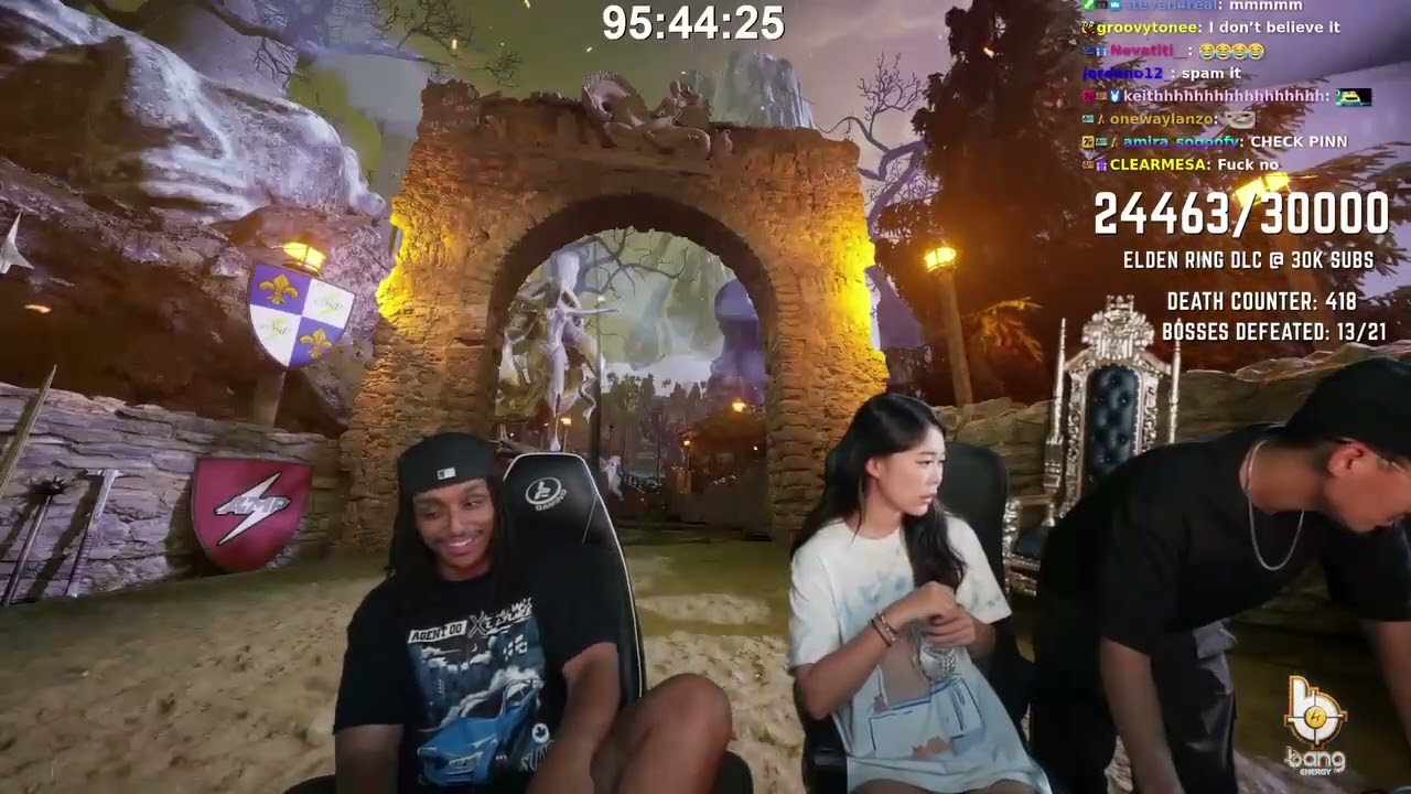 Agent00 VOD - ELDEN RING MARATHON W/ @EXTRAEMILY + DAY 5 + NOT ENDING TIL WE BEAT THE GAME (Part 1)