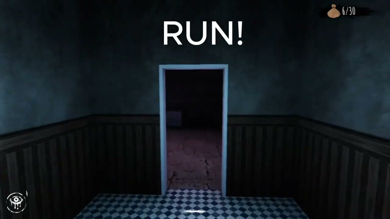 I PLAYED EYES THE HORROR GAME IN MANSION (KRAUSE CHASED ME)