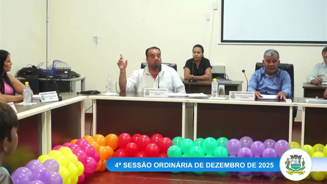 4ª SESSÃO ORDINÁRIA DE DEZEMBRO DE 2025