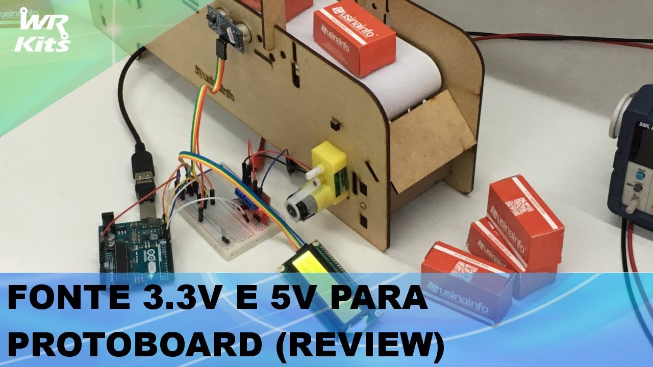 ESTEIRA USINA INFO CONTROLADA POR ARDUINO