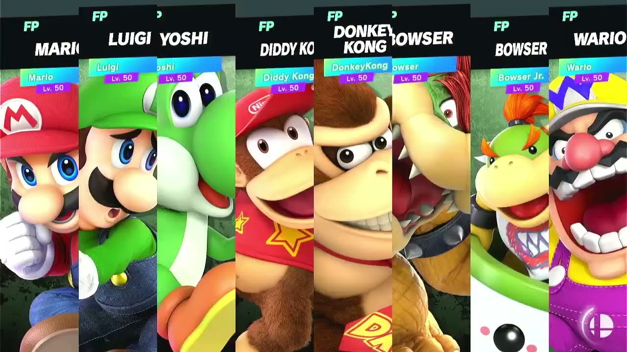 Super Smash Bros Ultimate Amiibo Fights Request Brawl at Mario Bros U