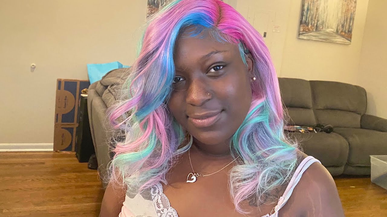 Pastel Unicorn Wig | Coloring tutorial