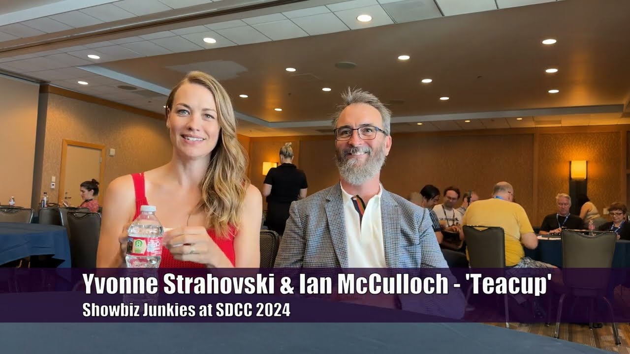 Teacup Series:  Yvonne Strahovski and Ian McCulloch Interview #SDCC2024