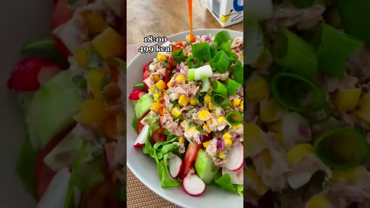 Wat ik eet op een dag om 21 kg af te vallen zonder te sporten en door lekker te blijven eten 🔥❤️