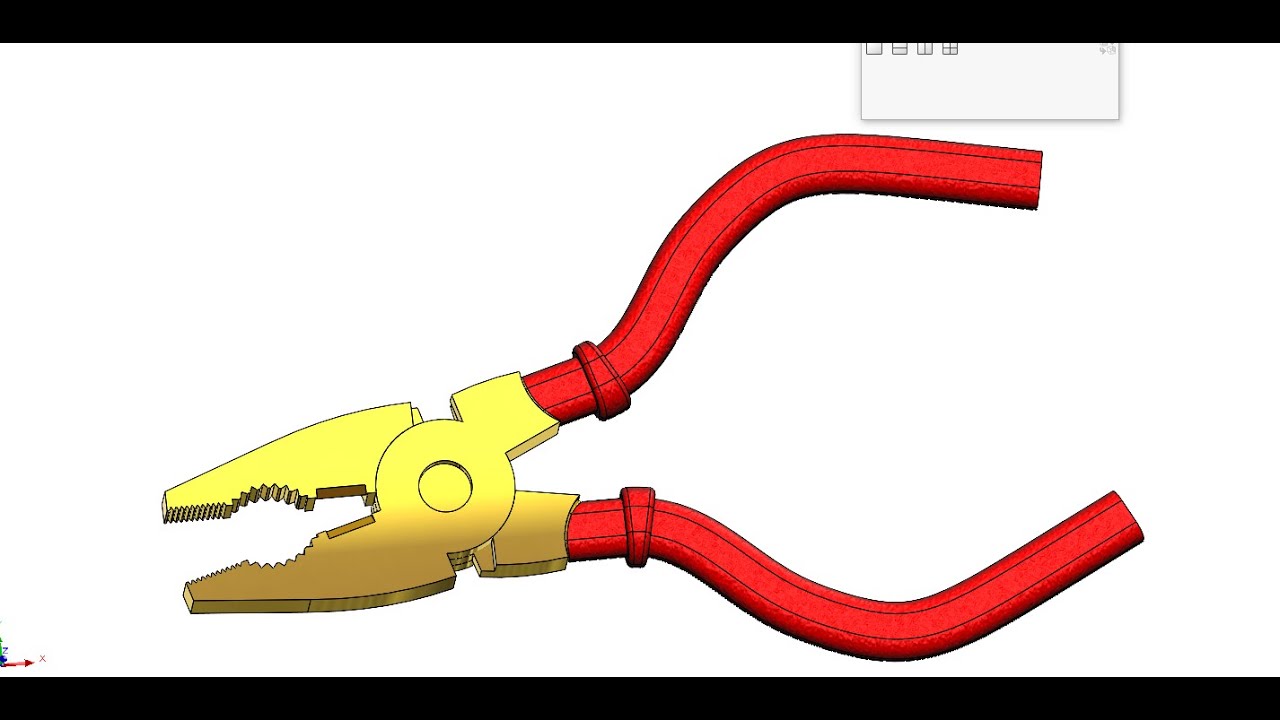 Hướng dẫn Solidworks | Vẽ Kìm trong Solidword