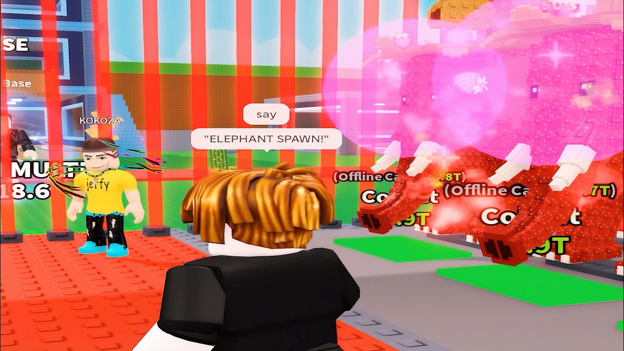 say “ELEPHANT SPAWN!”