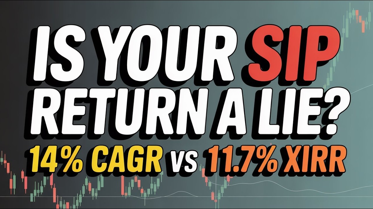 Is Your SIP Return a LIE? CAGR vs XIRR Explained