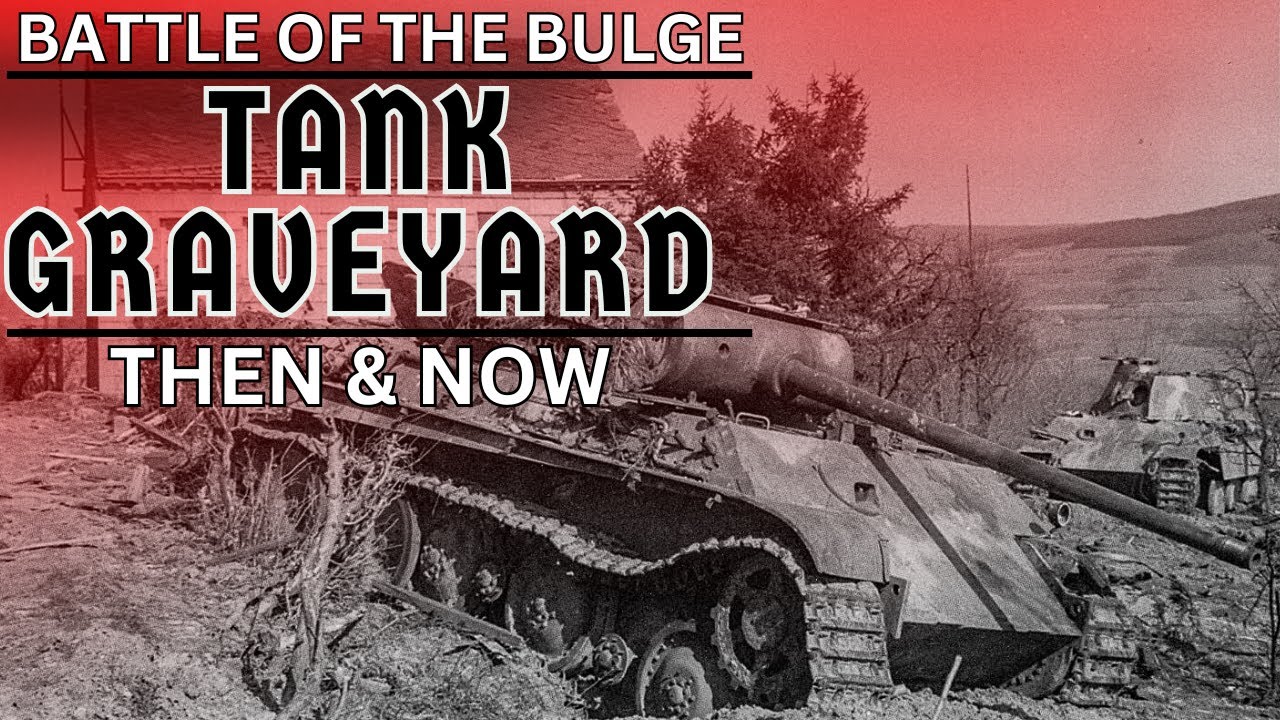 Battle Of The Bulge - Tank Graveyard: La Gleize Then & Now Part 2