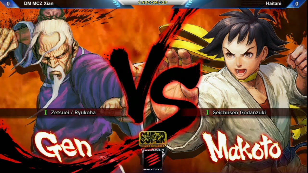 Xian (Gen) vs Haitani (Makoto) - Capcom Cup 2013 SSF4: AE Ver. 2012