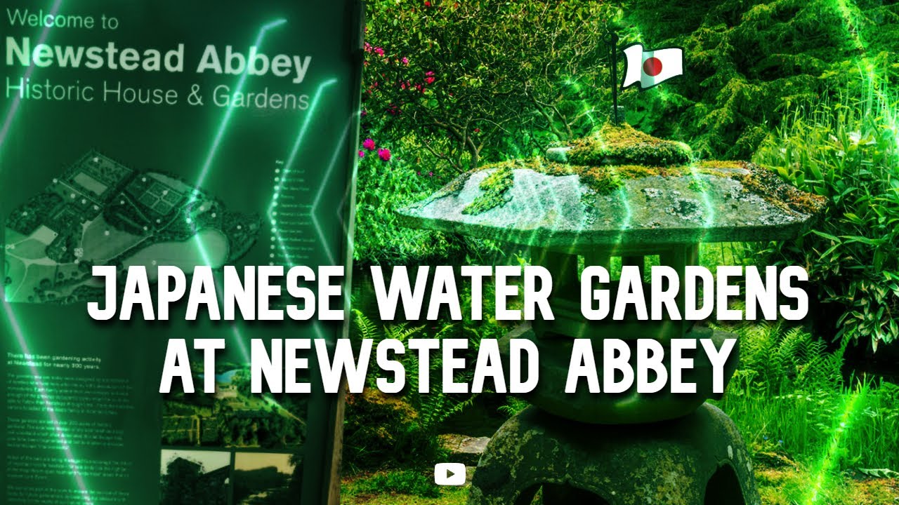 THE JAPANESE WATER GARDENS!! AT NEWSTEAD ABBEY IN NOTTINGHAM ENGLAND!