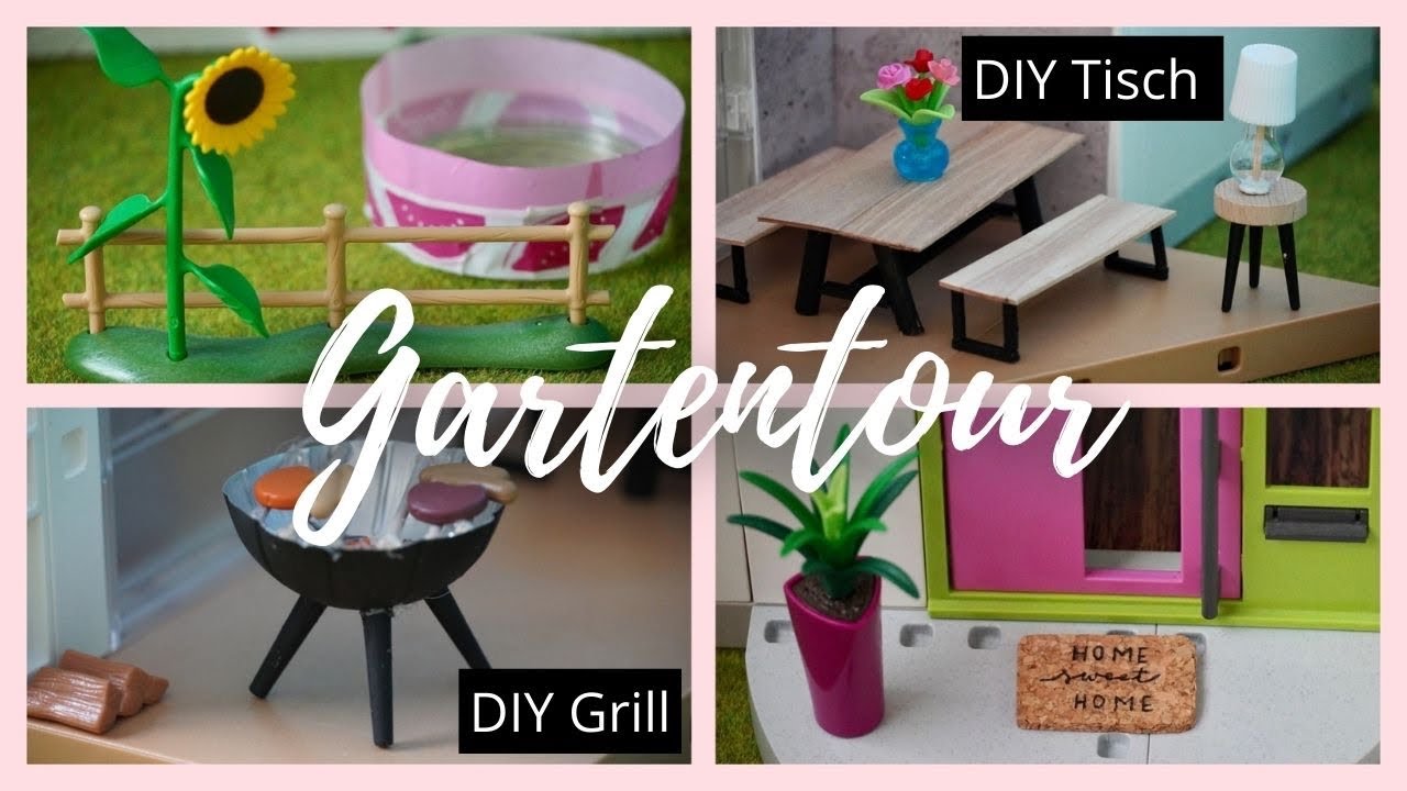 Playmobil Garten Makeover🌻//DIY Miniatur Grill//Pimp my Playmobil//Familie Bäcker