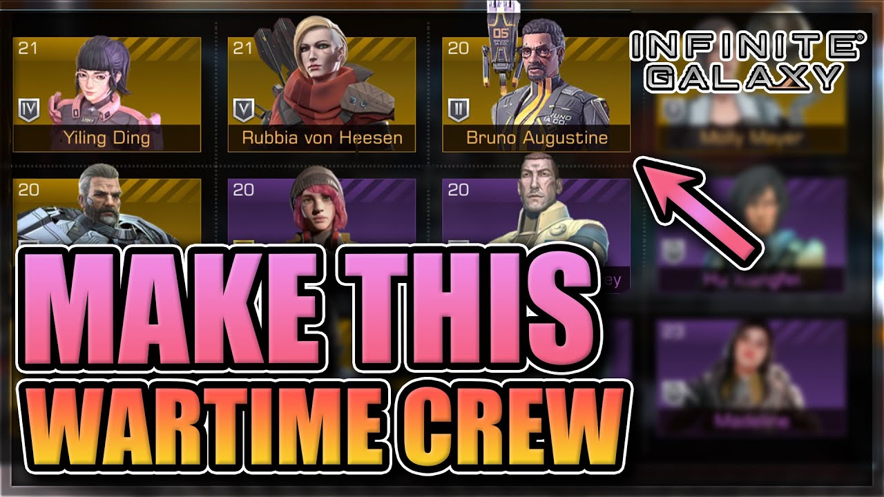 Wartime Crew in Infinite Galaxy