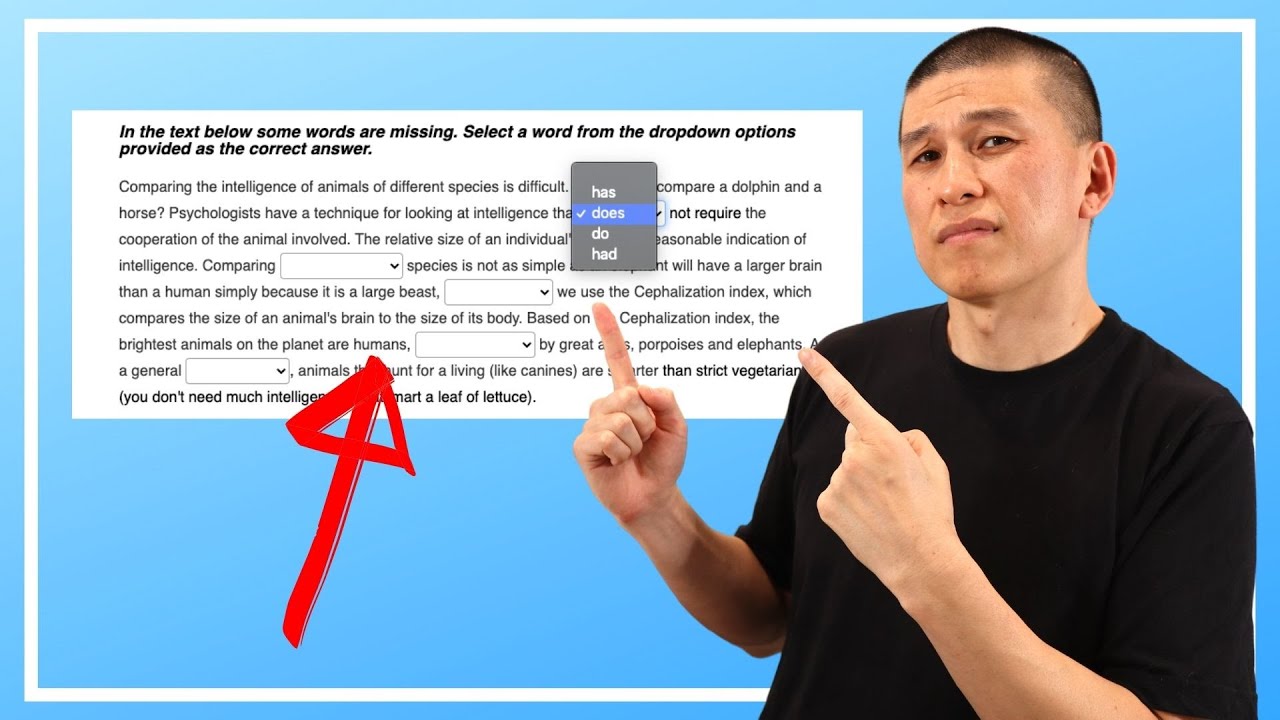 Sonny English PTE Reading Drop Down Practice Part 2