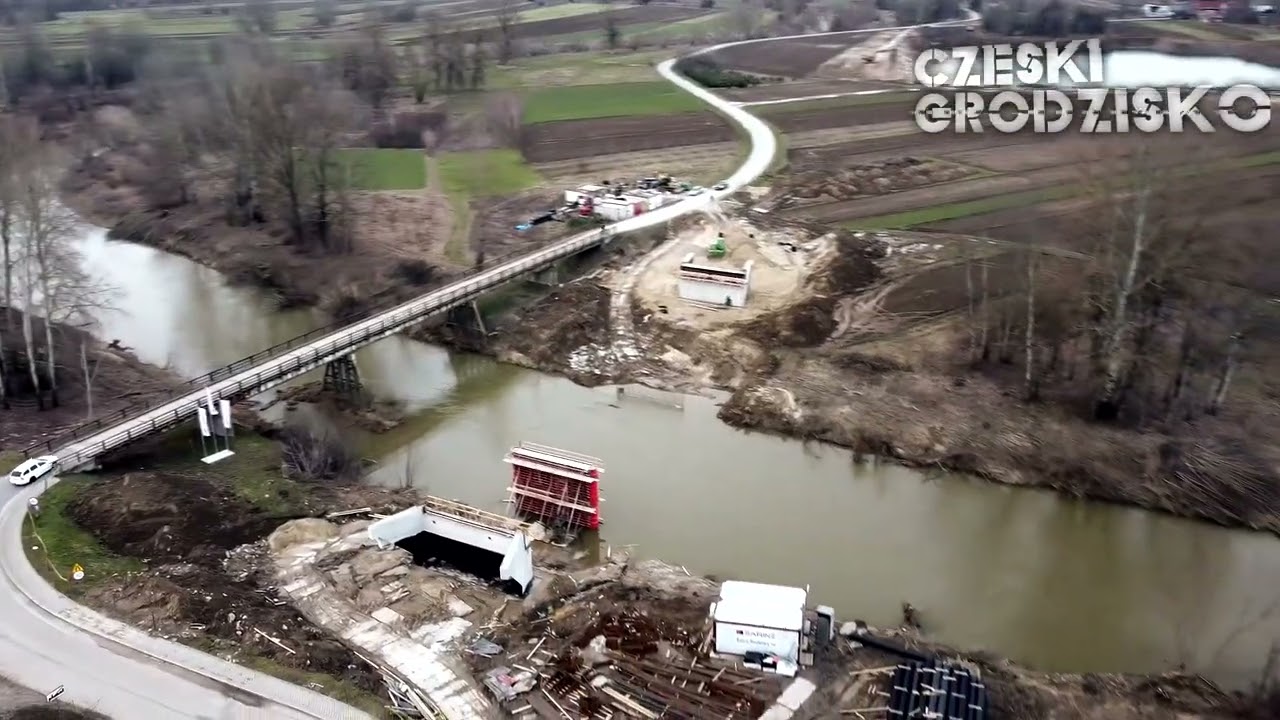 Budowa mostu w Gniewczynie 2023