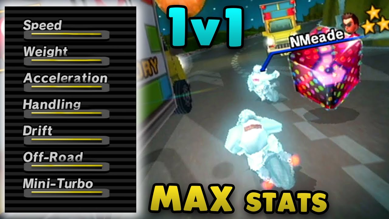 Mario Kart Wii - MAX STAT Vehicle 1v1 Troy vs NMeade
