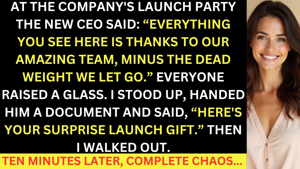 I Got Dismissed At The Launch Party After 12 Years, But I New It Beforehand. They Had No Idea What..