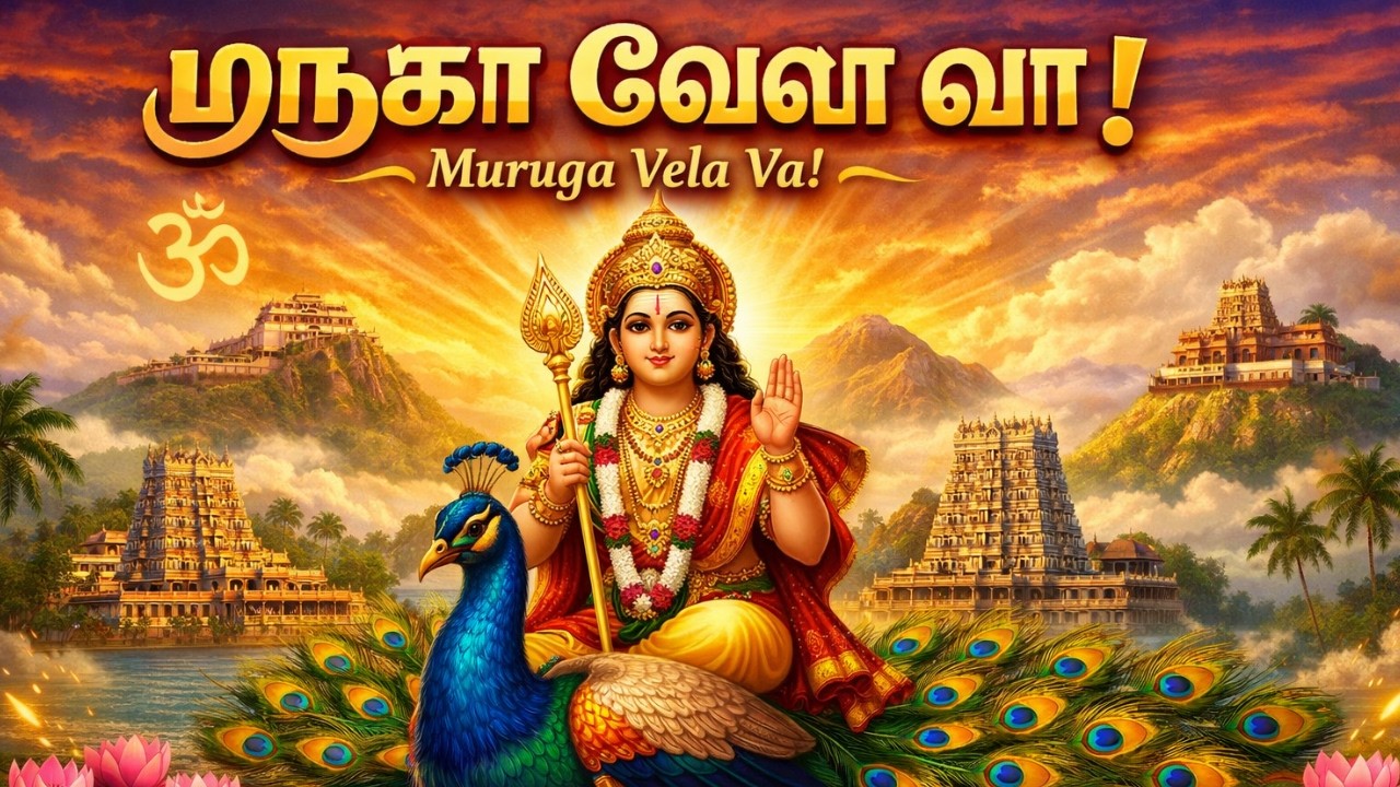 முருகா வேலா வா!  நிமிட முருகன் பக்தி பாடல் | Original Murugan Devotional Song | Grok Creation