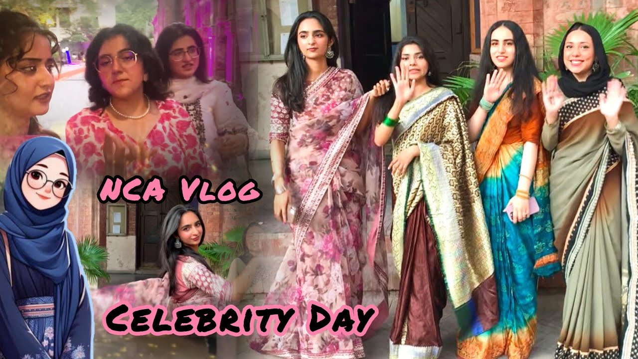 Welcome Festival Day 1 | Celebrity Day |Girls Wearing Sarees | NCA Vlog