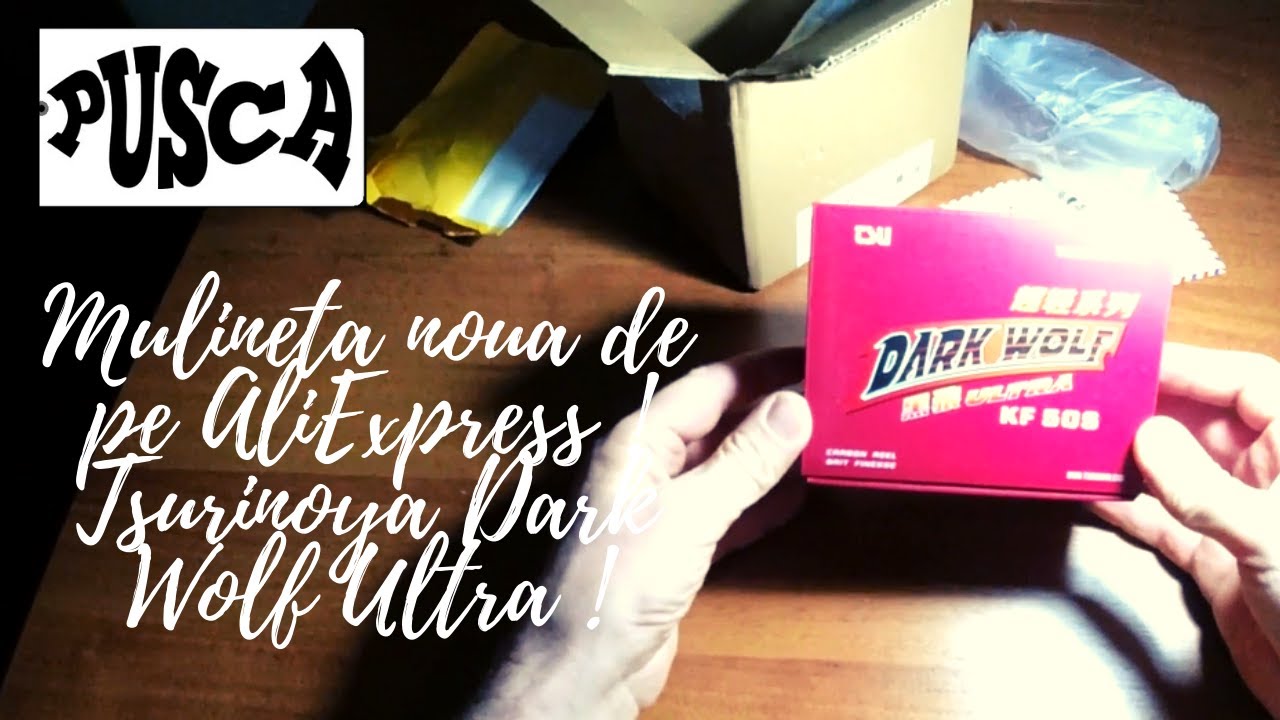 Mulineta noua de pe AliExpress ! Tsurinoya dark wolf ultra !