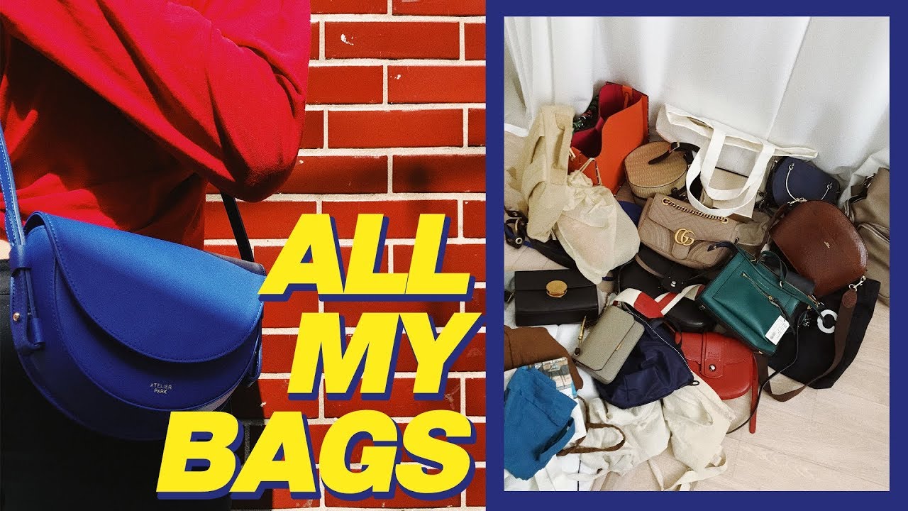 ALL MY BAGS👜내가 갖고 있는 모든 가방! 미니백&크로스백 (#프루아, #찰스앤키스, #23) | WOORIN