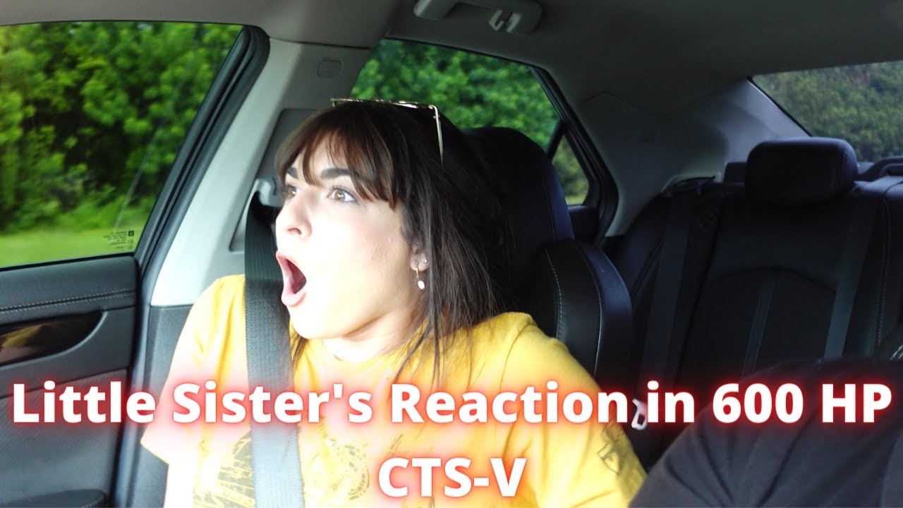 Little Sister's Reaction in CTS V ! | Amanda Rae Jean