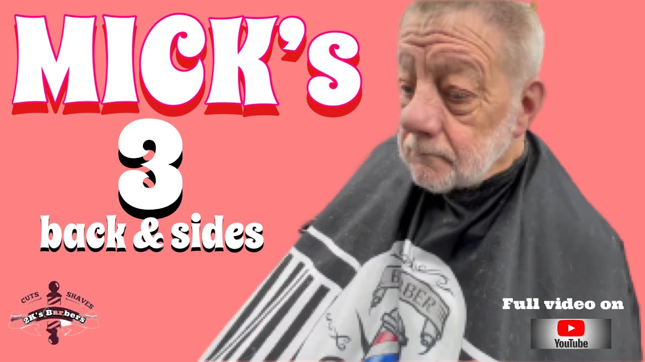 Number 3 back and sides