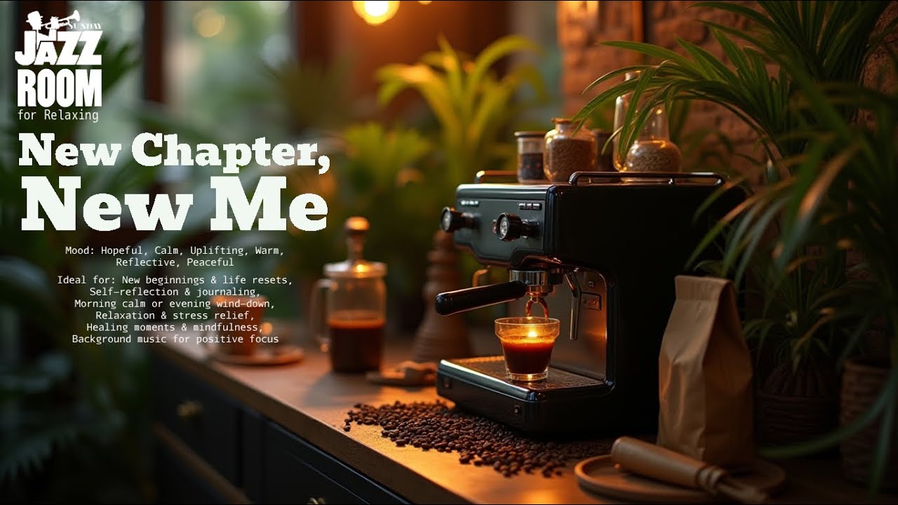 New Chapter, New Me | Relaxing Jazz Instrumental for New Beginnings, Self Growth & Positive Change.